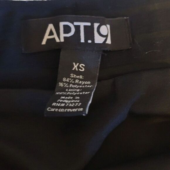 Apt. 9 Sheer Stripes Black Maxi Skirt Size XS - Picture 5 of 7